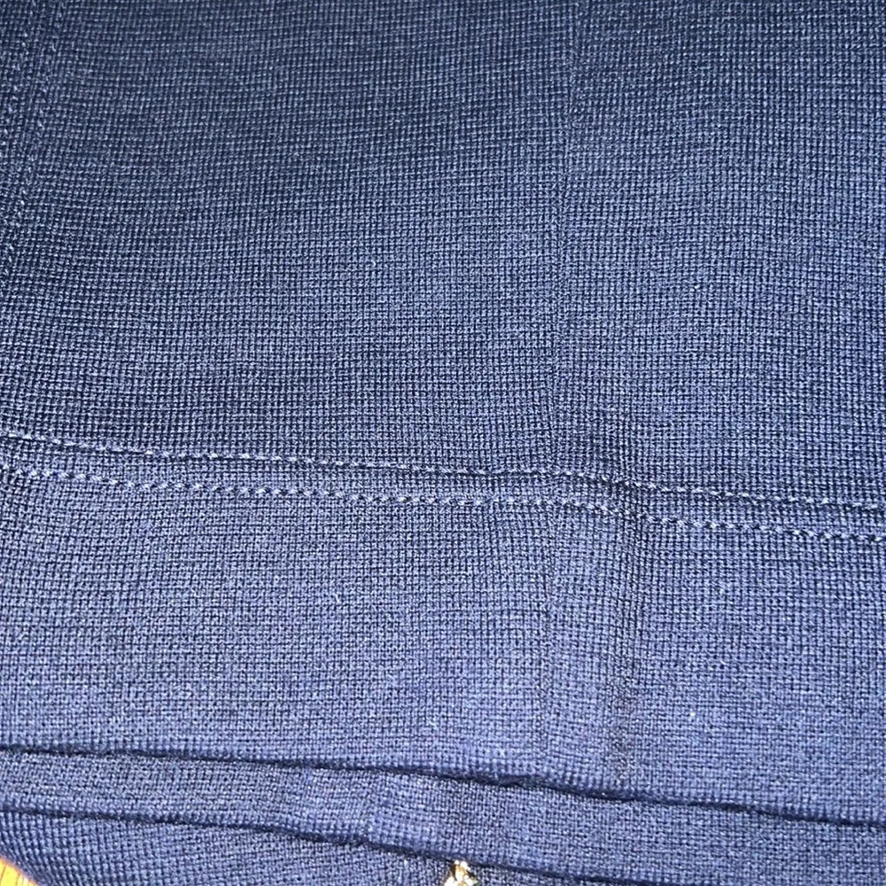 Tory Burch XS navy wool blend skirt New With Tags
